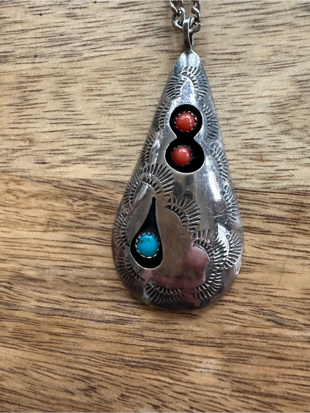 Rare vintage Vidal Aragon Sterling pendant. Not marked sterling but tests as.